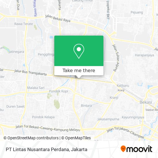 PT Lintas Nusantara Perdana map