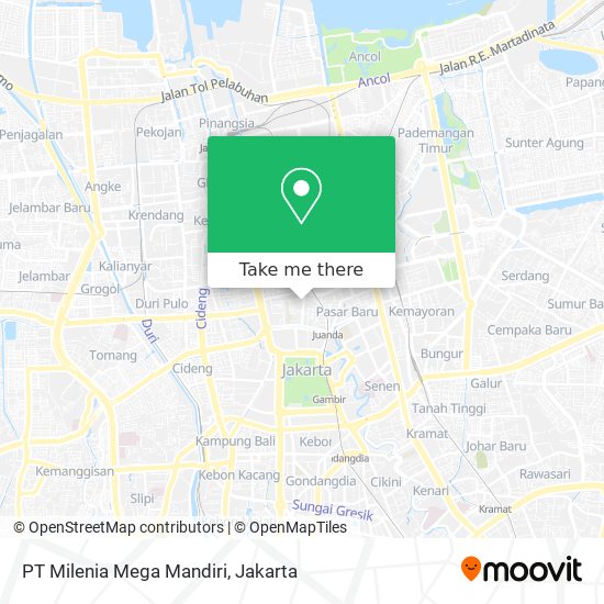 PT Milenia Mega Mandiri map