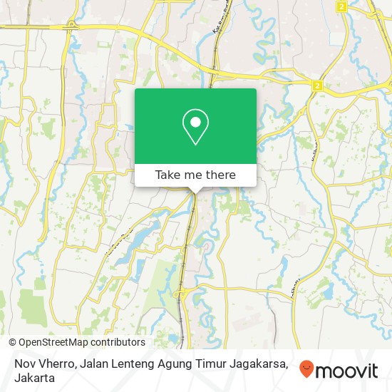 Nov Vherro, Jalan Lenteng Agung Timur Jagakarsa map