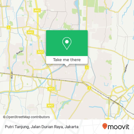 Putri Tanjung, Jalan Durian Raya map