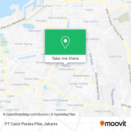 PT Catur Purata Pilar map