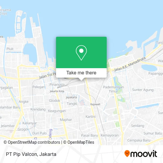 PT Pip Valcon map