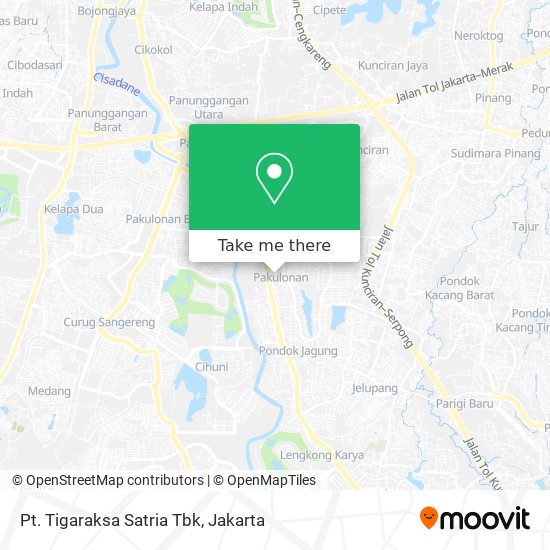 Pt. Tigaraksa Satria Tbk map