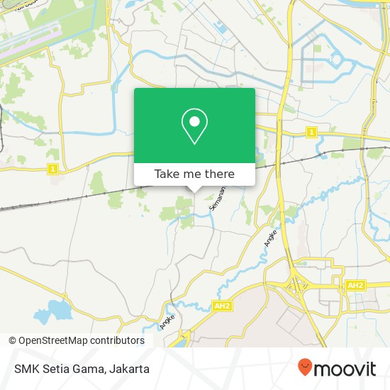 SMK Setia Gama, Jalan Semanan Raya map