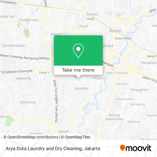 Arya Duta Laundry and Dry Cleaning map
