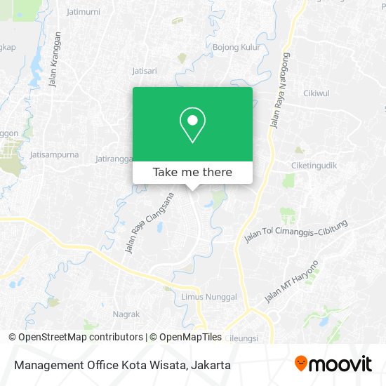 Management Office Kota Wisata map