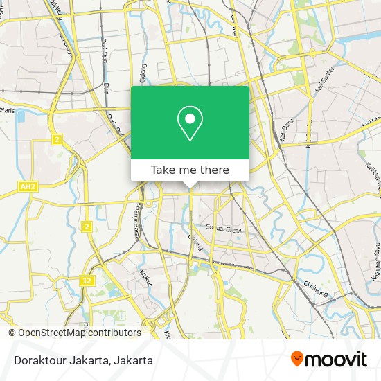 Doraktour Jakarta map