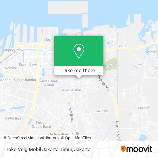 Toko Velg Mobil Jakarta Timur map