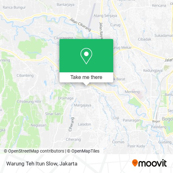 Warung Teh Itun Slow map