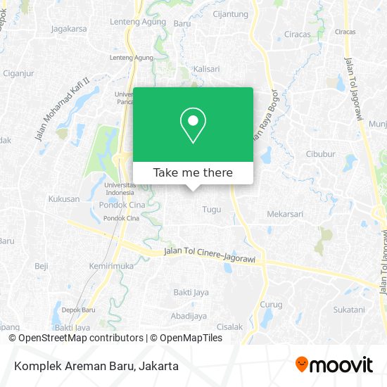 Komplek Areman Baru map