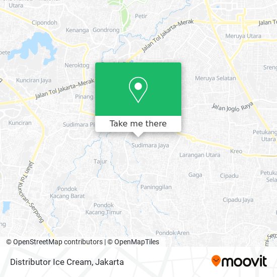 Distributor Ice Cream map