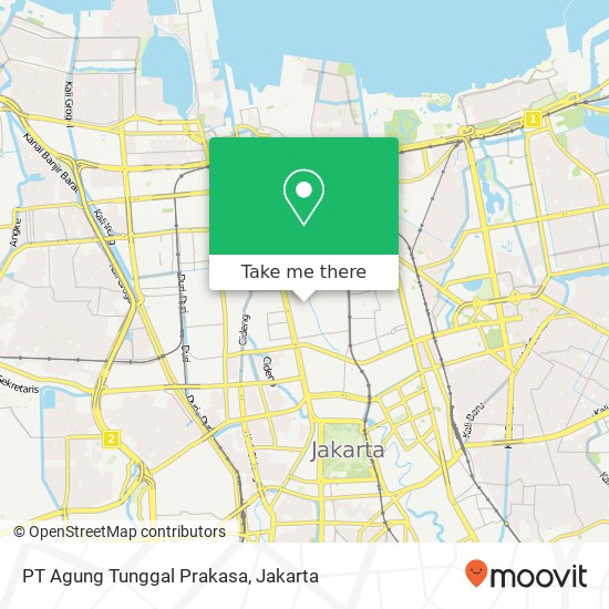 PT Agung Tunggal Prakasa, Jalan Kebon Jeruk 15 map