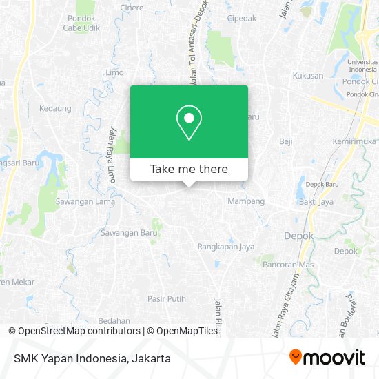 SMK Yapan Indonesia map