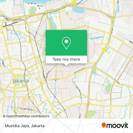 Mustika Jaya map