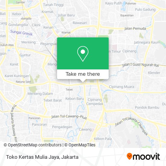 Toko Kertas Mulia Jaya map