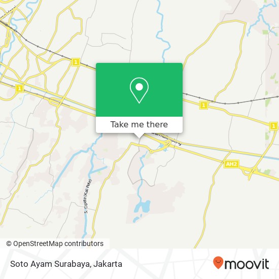 Soto Ayam Surabaya, Jalan Mustika Jaya map