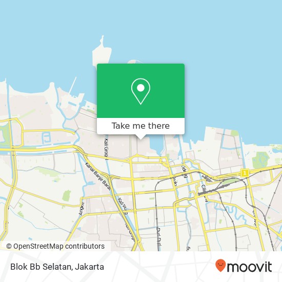 Blok Bb Selatan, Penjaringan map