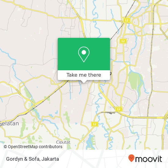 Gordyn & Sofa, Jalan Cempaka 5 map