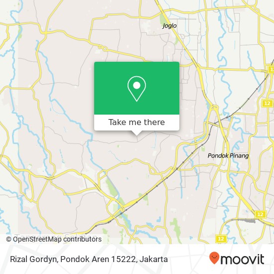 Rizal Gordyn, Pondok Aren 15222 map