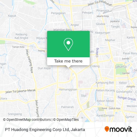 PT Huadong Engineering Corp Ltd map