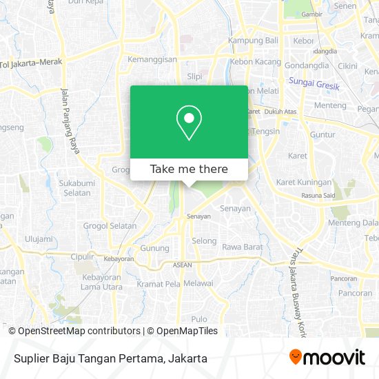 Suplier Baju Tangan Pertama map