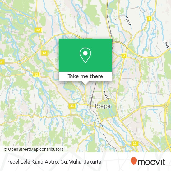 Pecel Lele Kang Astro. Gg.Muha map