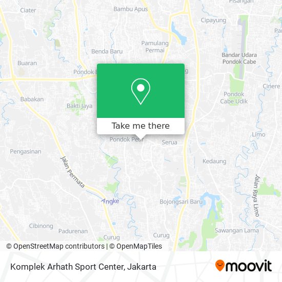 Komplek Arhath Sport Center map