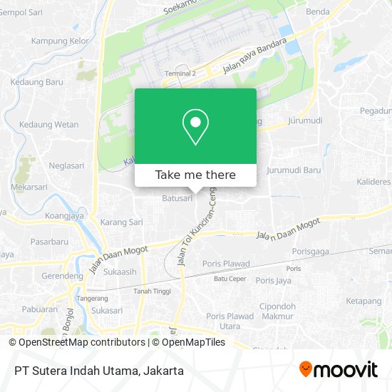 PT Sutera Indah Utama map