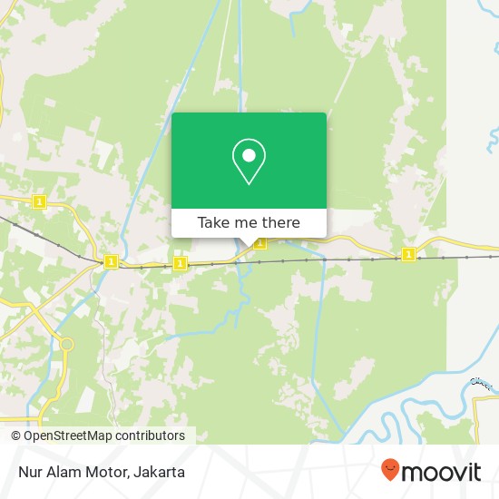 Nur Alam Motor, Jalan Raya Rengas Bandung map