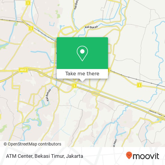 ATM Center, Bekasi Timur map