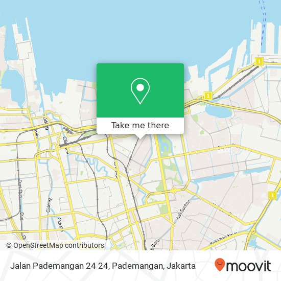 Jalan Pademangan 24 24, Pademangan map