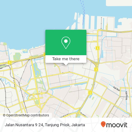 Jalan Nusantara 9 24, Tanjung Priok map