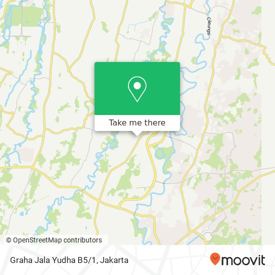 Graha Jala Yudha B5 / 1, Gunung Putri map