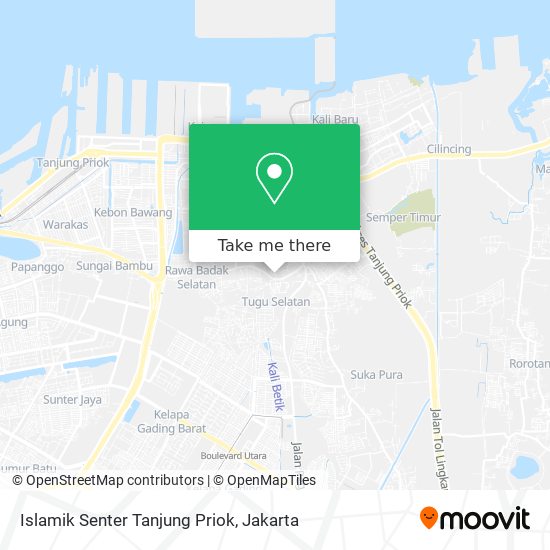 Islamik Senter Tanjung Priok map