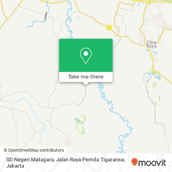 SD Negeri Matagara, Jalan Raya Pemda Tigaransa map