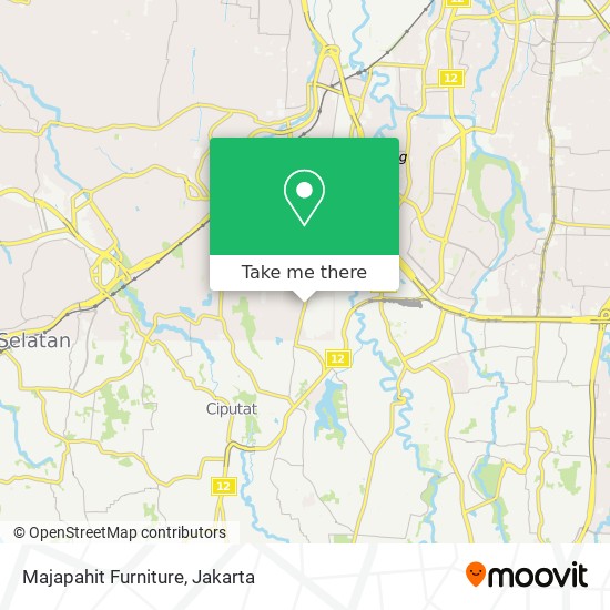 Majapahit Furniture map