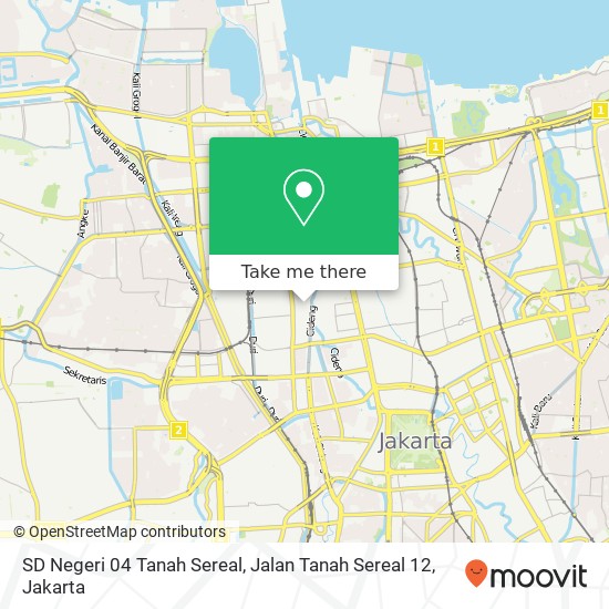 SD Negeri 04 Tanah Sereal, Jalan Tanah Sereal 12 map