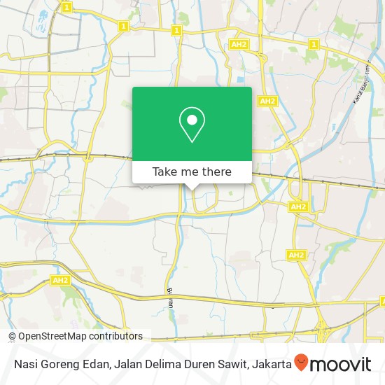 Nasi Goreng Edan, Jalan Delima Duren Sawit map