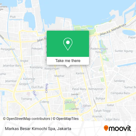 Markas Besar Kimochi Spa map