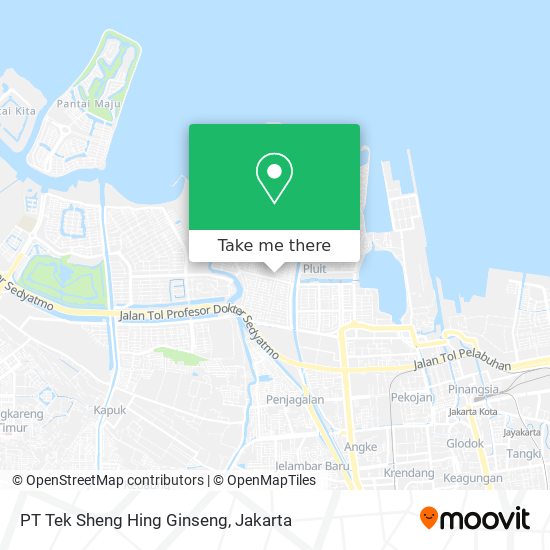 PT Tek Sheng Hing Ginseng map