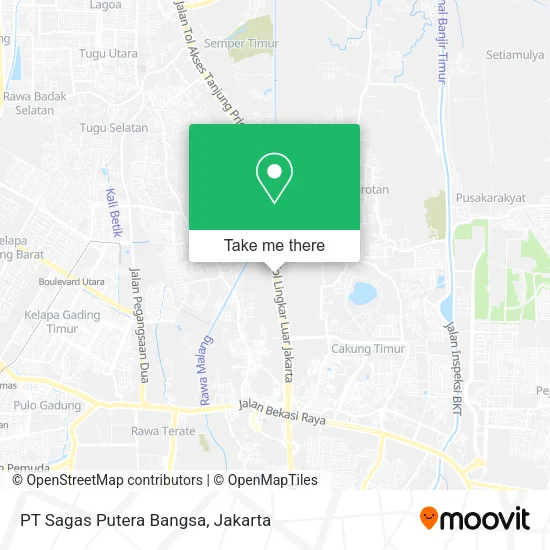 PT Sagas Putera Bangsa map