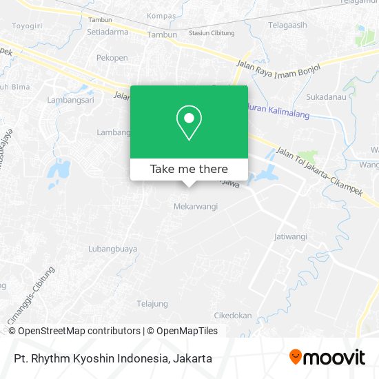 Pt. Rhythm Kyoshin Indonesia map