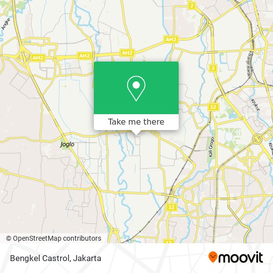 Bengkel Castrol map