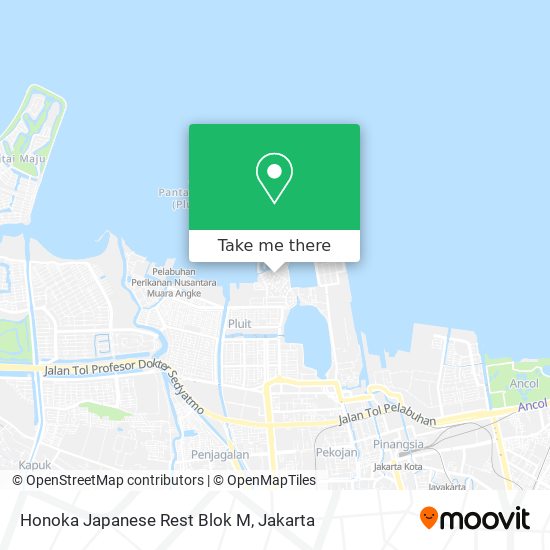 Honoka Japanese Rest Blok M map