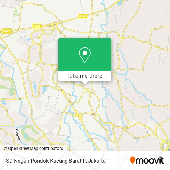 SD Negeri Pondok Kacang Barat II map