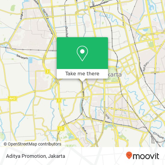 Aditya Promotion, Jalan Citarum Gambir map