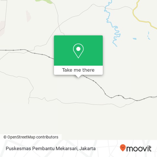 Puskesmas Pembantu Mekarsari, Jalan Jaro Iwang map