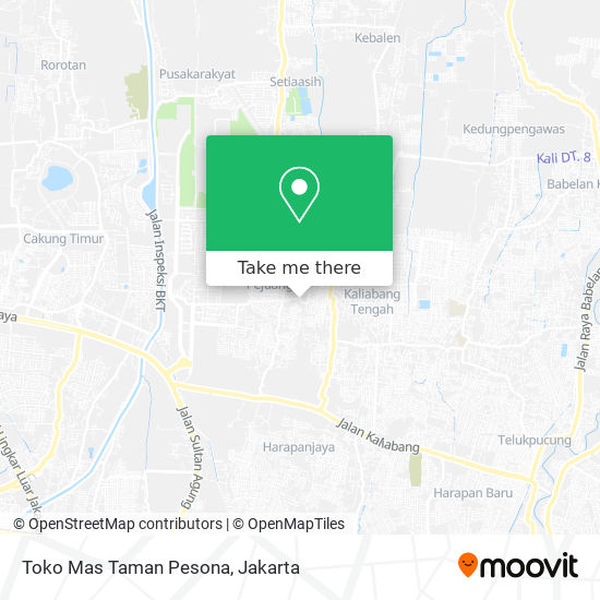 Toko Mas Taman Pesona map