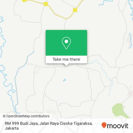 RM 999 Budi Jaya, Jalan Raya Cisoka-Tigaraksa map
