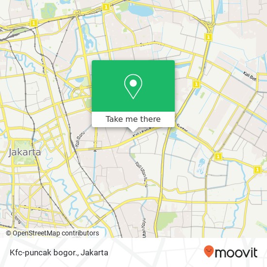 Kfc-puncak bogor., null map